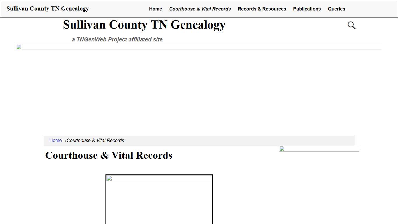Courthouse & Vital Records – Sullivan County TN Genealogy
